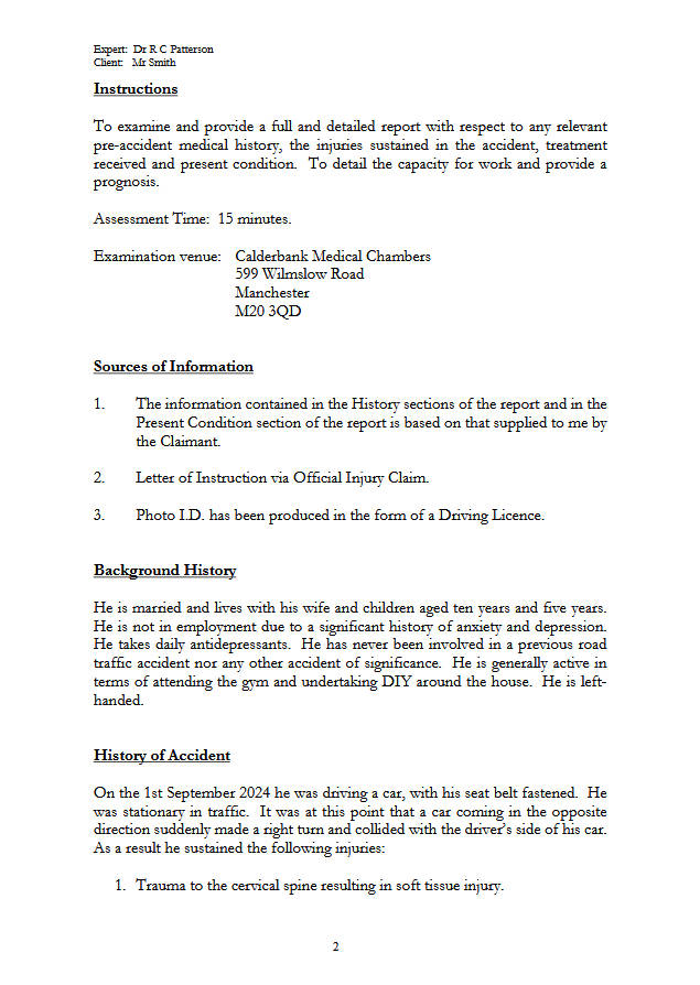 Sample Report page 2