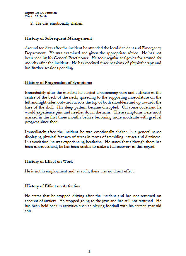 Sample Report page 3