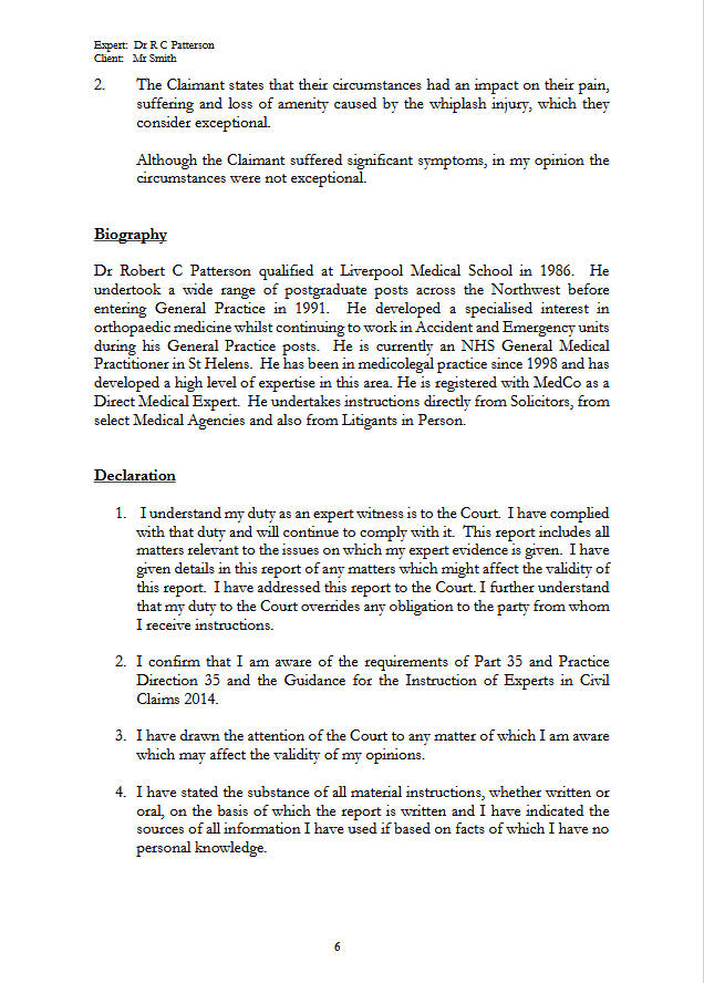 Sample Report page 6